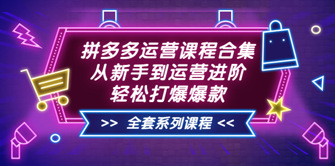 【副业项目3861期】拼多多运营课程合集：从新手到运营进阶，拼多多新手开店教程视频-春生副业网 
