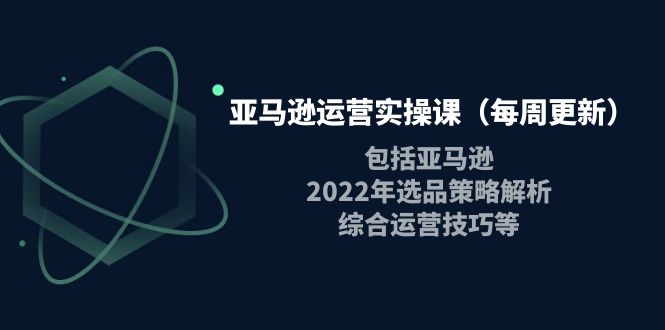 【副业项目4284期】亚马逊运营实操课：包括亚马逊2022选品策略解析，综合运营技巧等-春生副业网 