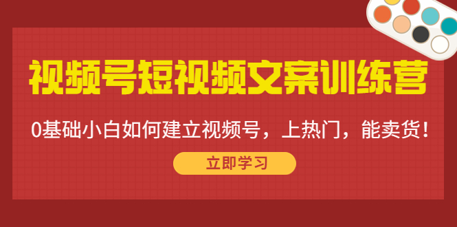【副业项目4549期】视频号短视频文案训练营：0基础小白如何建立视频号，上热门，能卖货-春生副业网 
