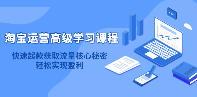 【副业项目4654期】淘宝运营高级学习课程：快速获取流量核心秘密，轻松实现盈利-春生副业网 