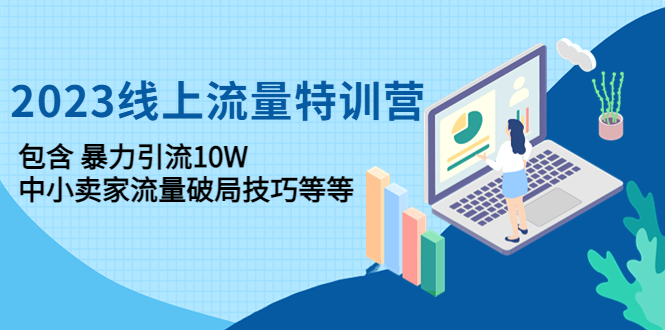 【副业项目4809期】2023线上流量特训营：包含暴力引流10W+中小卖家流量破局技巧等等-春生副业网 