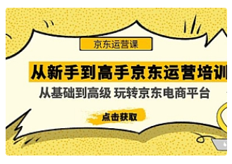 【副业项目5010期】从新手到高手京东运营培训：从基础到高级 玩转京东电商平台-春生副业网 