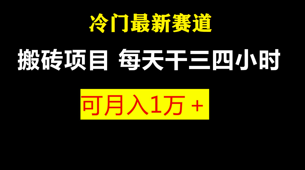 【副业项目6944期】最新冷门游戏搬砖项目，零基础也能玩（附教程+软件）-春生副业网 