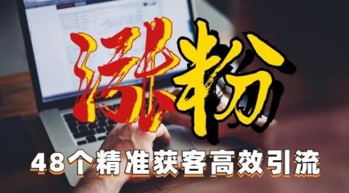 【副业项目7097期】独家分享48个引流绝技，再没粉丝只能怪自己了！-春生副业网 