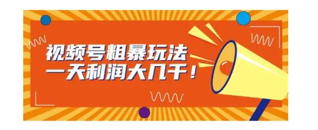【副业项目7125期】视频号粗暴玩法，一天利润大几千！-春生副业网 