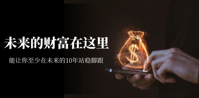 【副业项目7298期】某收费文章《未来的财富在这里》能让你至少在未来的10年站稳脚跟-春生副业网 