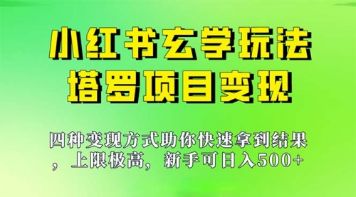 【副业项目7214期】新手也能日入500的玩法，上限极高，小红书玄学玩法-春生副业网 