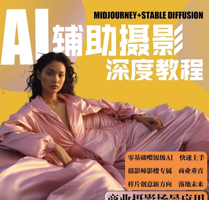 【副业8814期】2024年AI辅助摄影人工智能商业应用摄影课程（37节课）-春生副业网 