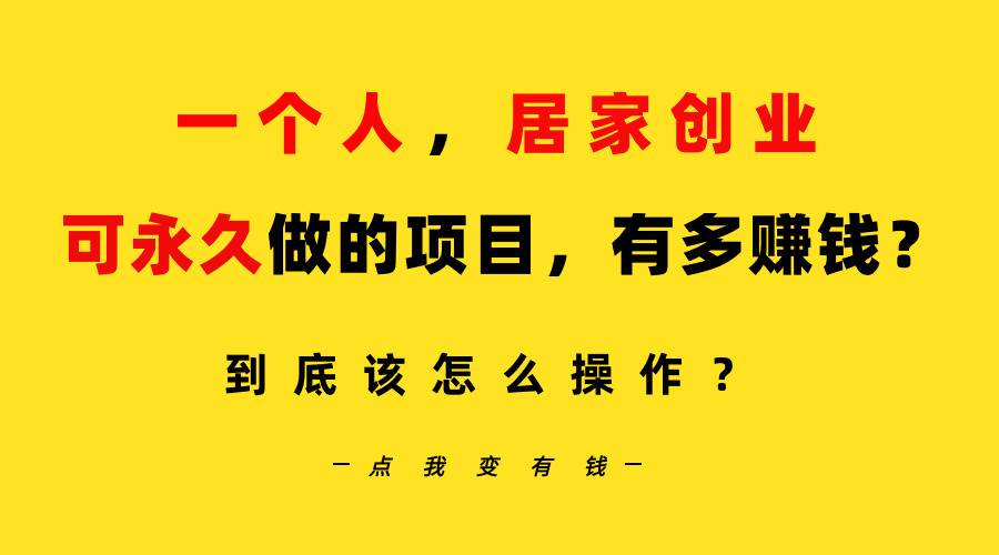 一个人，居家创业：B站每天10分钟，单账号日引创业粉100+，月稳定变现5W…-春生副业网 