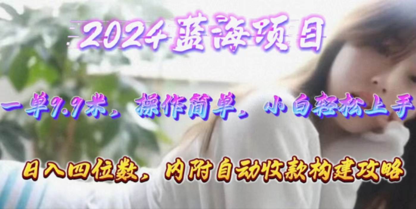 年轻群体的蓝海市场，1单9.9元，操作简单，小白轻松上手，日入四位数-春生副业网 