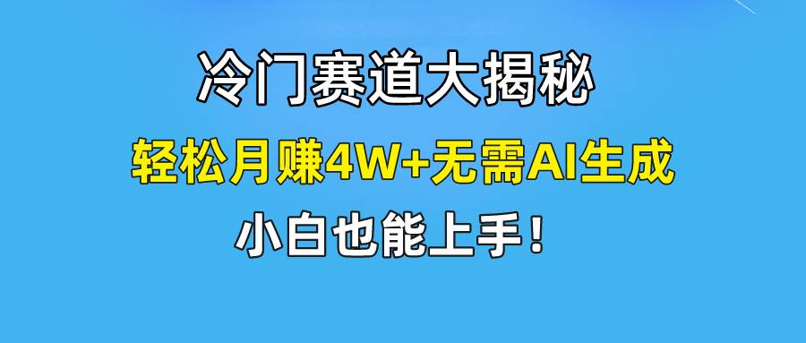 快手无脑搬运冷门赛道视频“仅6个作品 涨粉6万”轻松月赚4W+-春生副业网 