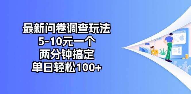 最新问卷调查玩法，5-10元一个，两分钟搞定，单日轻松100+-春生副业网 