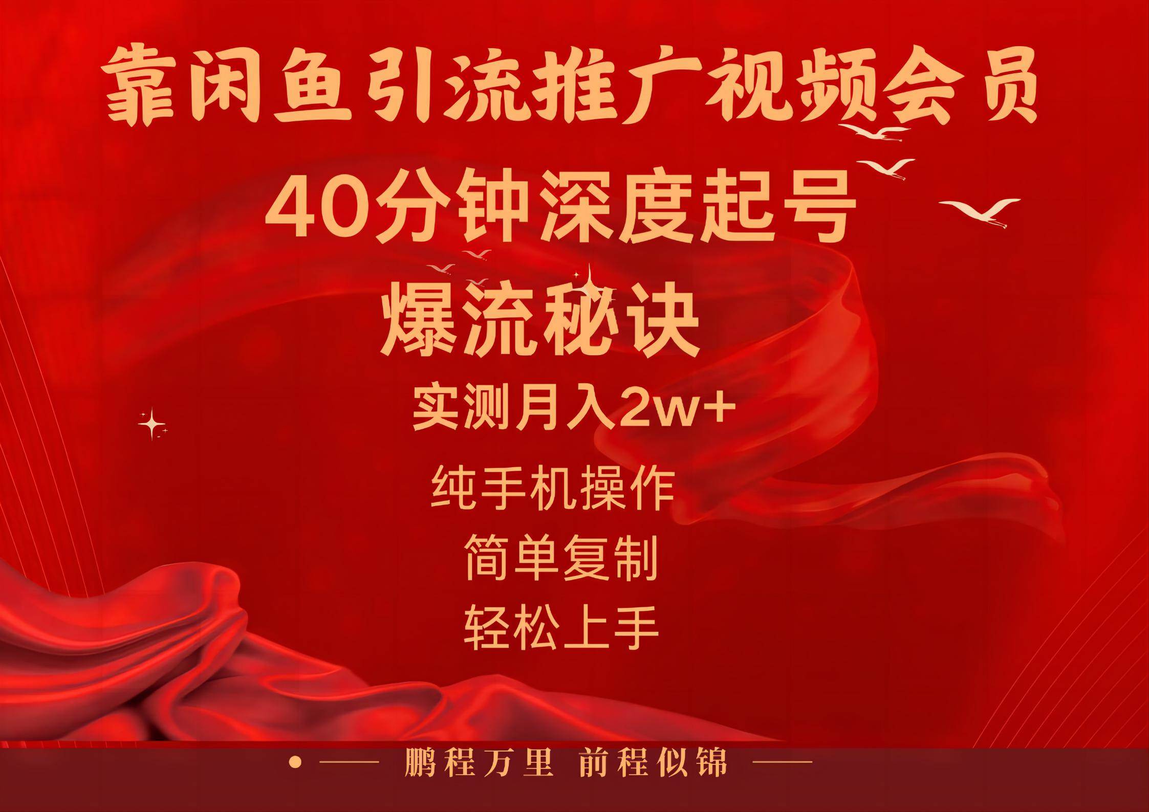 闲鱼暴力引流推广视频会员，能做到日入2W+，操作简单-春生副业网 