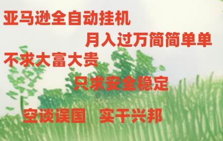 亚马逊全自动浏览挂机-春生副业网 