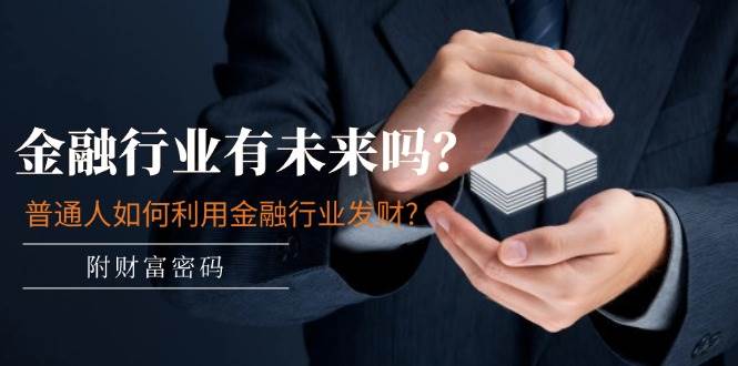 某付费文章：金融行业有未来吗？普通人如何利用金融行业发财?(附财富密码)-春生副业网 