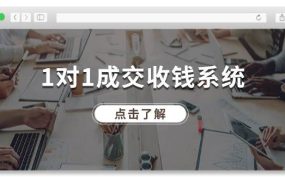 1对1成交 收钱系统，十年专注于引流和成交，全网130万+粉丝-春生副业网 