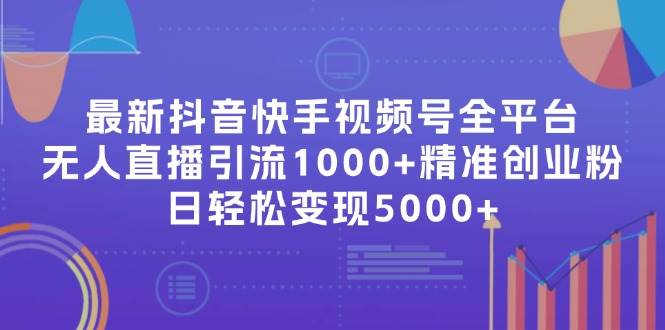 最新抖音快手视频号全平台无人直播引流1000+精准创业粉，日轻松变现5000+-春生副业网 